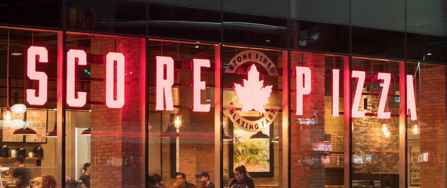 Score Pizza Stone Fired. Blazing Fast.